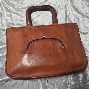 Vintage Coach Rust Watermelon Tote 9441🧡 HTF *READ*